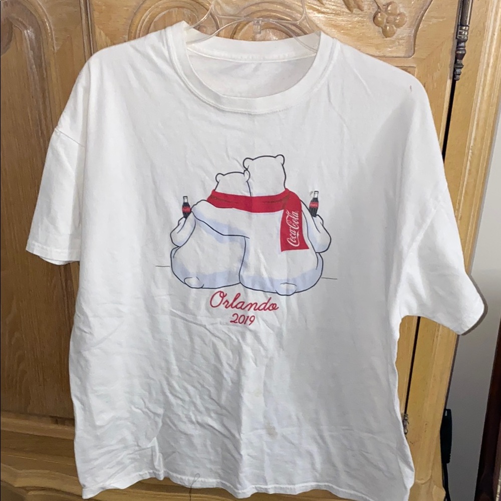 Coca Cola Women’s White Graphic T-Shirt